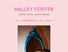 Tablet Screenshot of halleyfeiffer.com